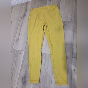 Lululemon Athletica Vibrant Yellow Leggings